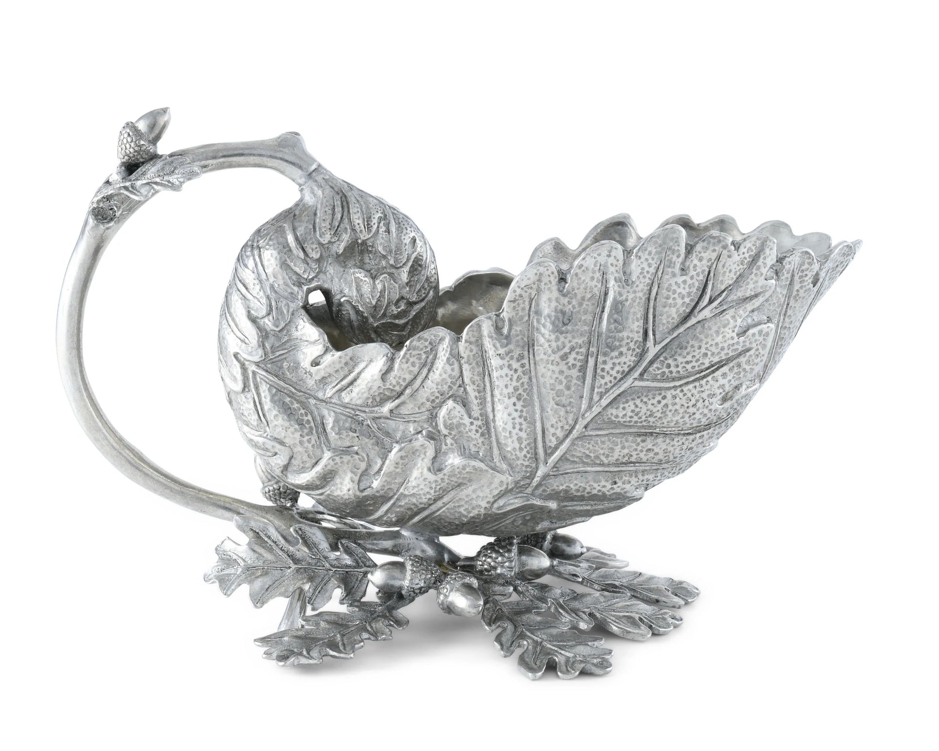 Pewter Oak Leaf Gravy Boat – Syers Browning