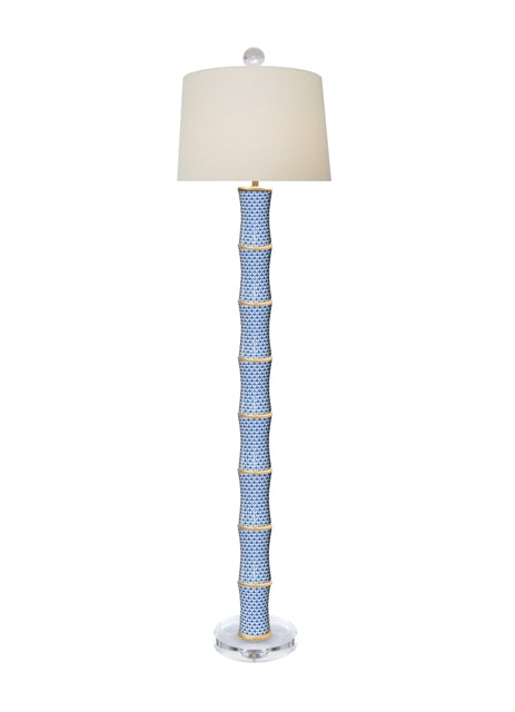 Porcelain Fish Scales Floor Lamp