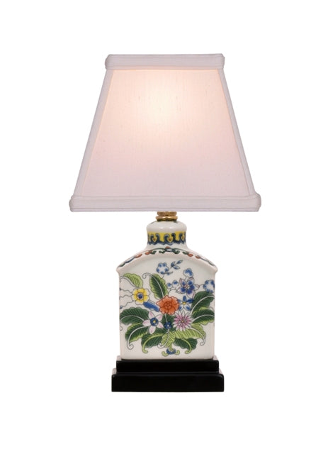Porcelain Floral Mini Jar Lamp