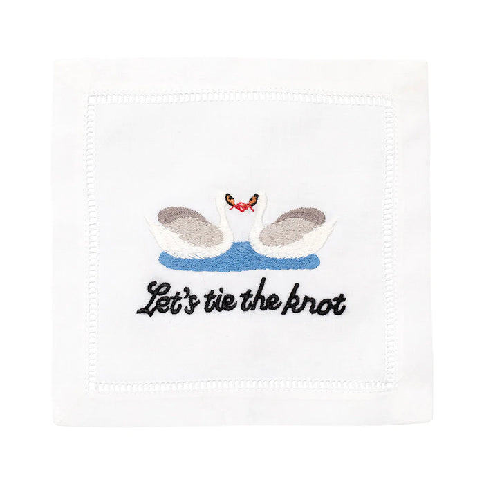 Tie the Knot Cocktail Napkins