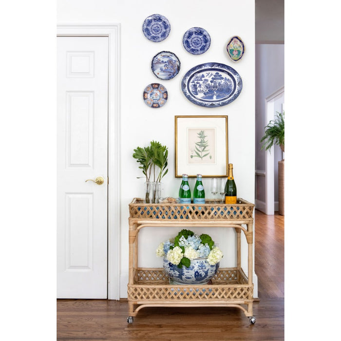 Trellis Bar Cart