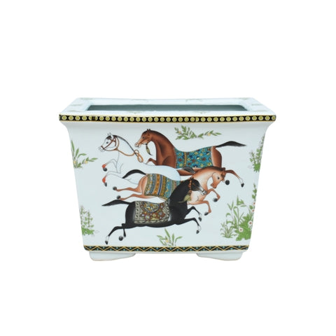 Porcelain Rectangle Cachepots