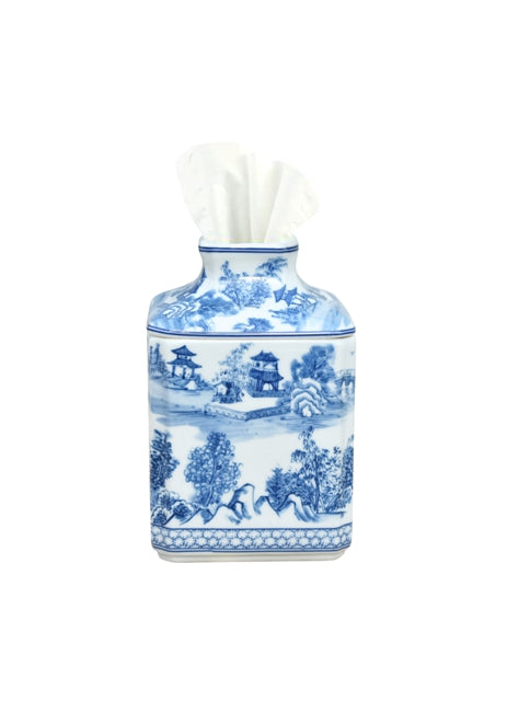 Porcelain Square Tissue Box