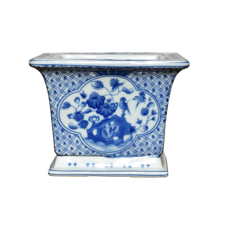 Porcelain Square Cachepot