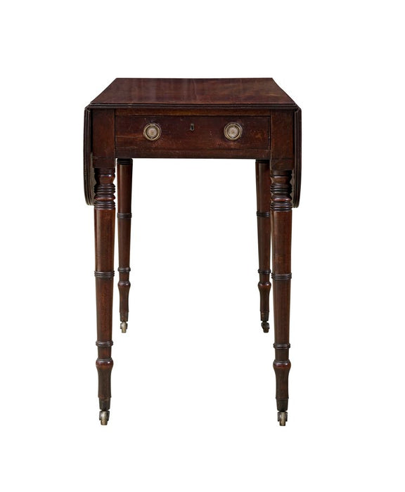Drop Leaf Pembroke Table with Drawer