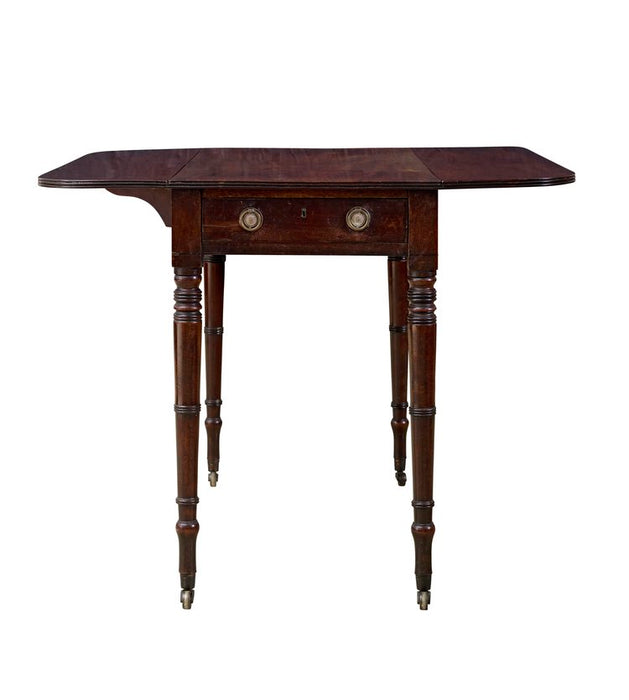 Drop Leaf Pembroke Table with Drawer
