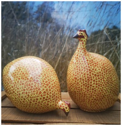 Caillard Ceramic Guinea Fowl