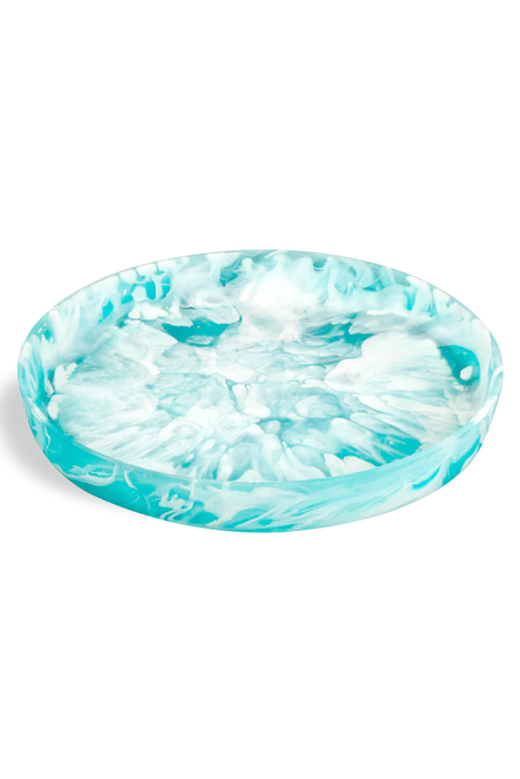 Round Swirled Resin Platter