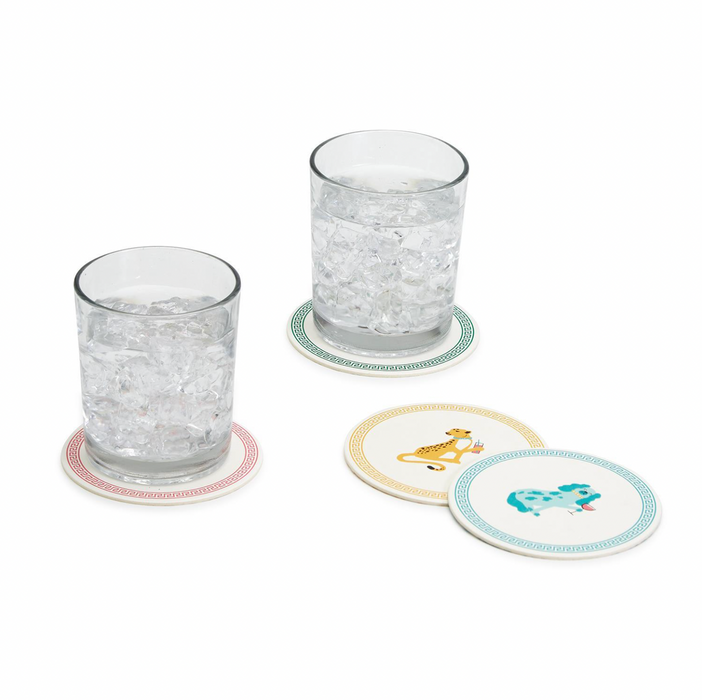 Paper Coasters with Acrylic Holder