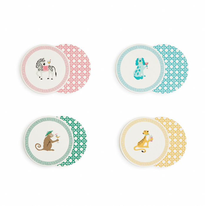 Paper Coasters with Acrylic Holder