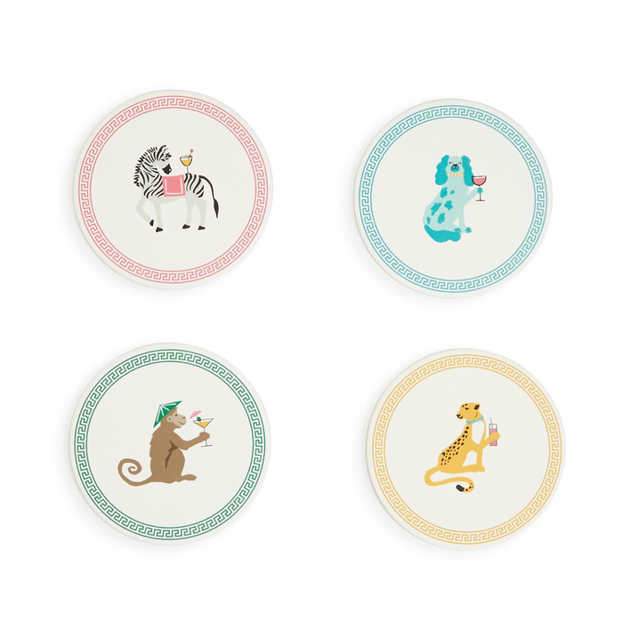 Paper Coasters with Acrylic Holder