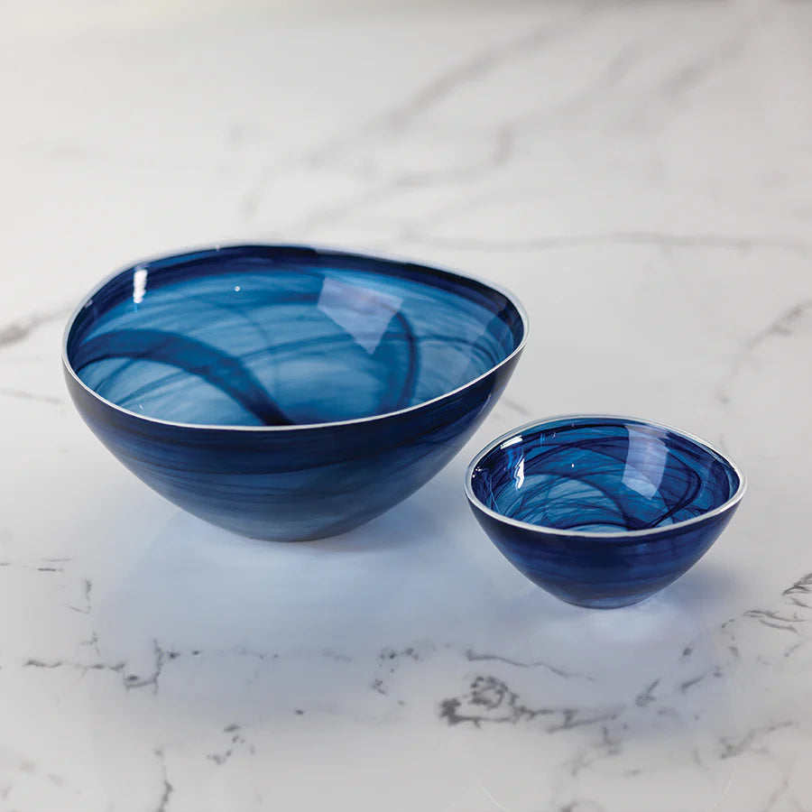 Monte Carlo Alabaster Glass Bowl