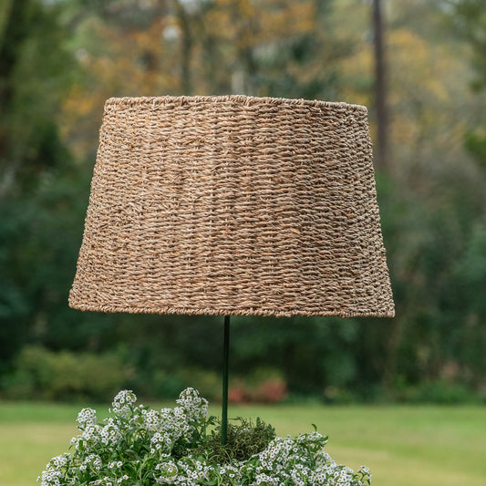 Twisted Seagrass Tapered Drum Lamp Shade