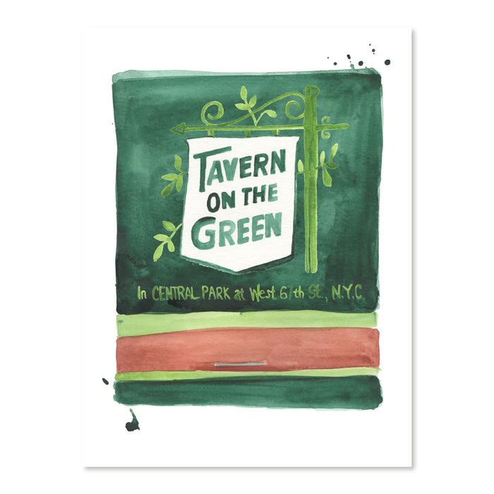 Watercolor Matchbook Prints