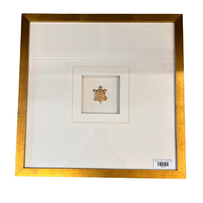 Framed Antique Brass Findings Syers Browning