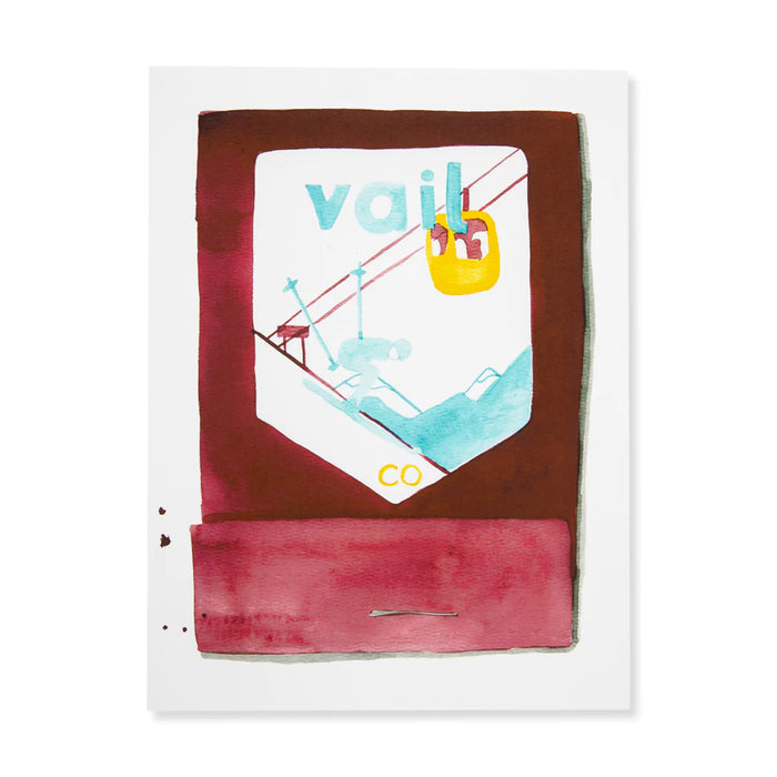 Watercolor Matchbook Prints