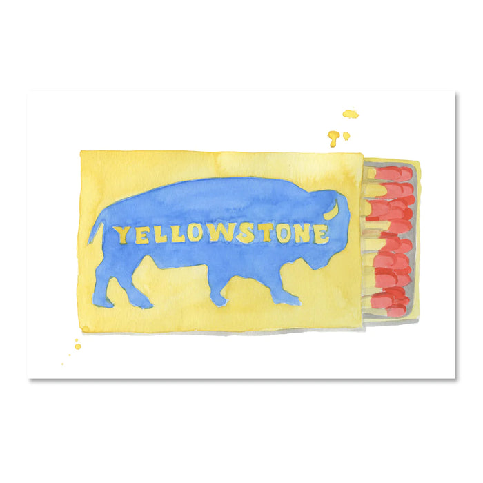 Watercolor Matchbook Prints