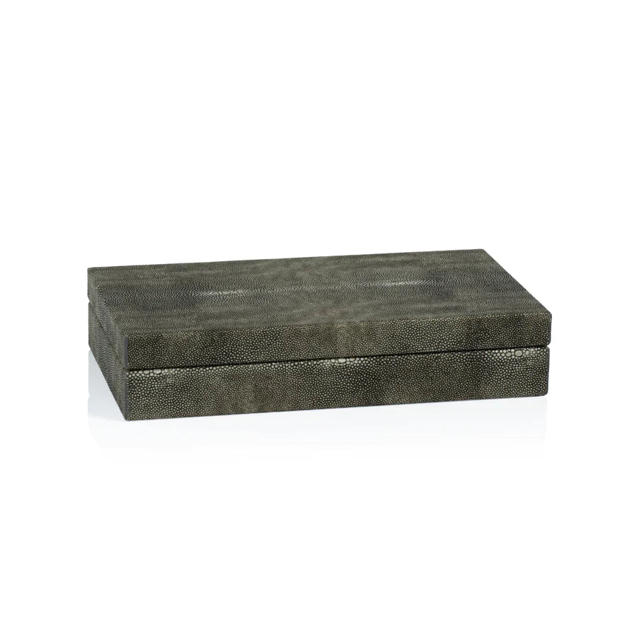 Faux Stingray Leather Box