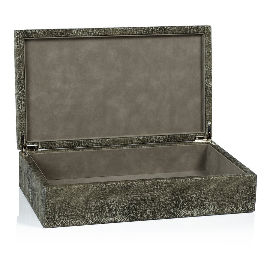 Faux Stingray Leather Box