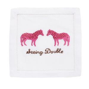 Seeing Double - Zebra Cocktail Napkins