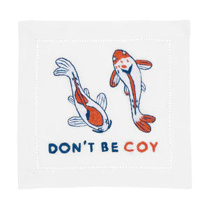 Don't Be Coy Cocktail Napkins