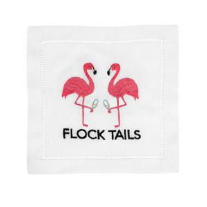 Flock Tails Cocktail Napkins