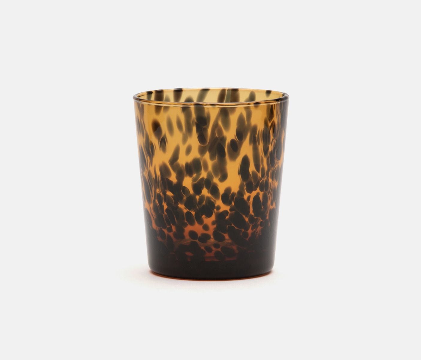 Tortoise Shell Hand Blown Glassware