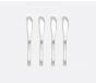 White Mother Of Pearl - Polished Silver Cheese Spreaders