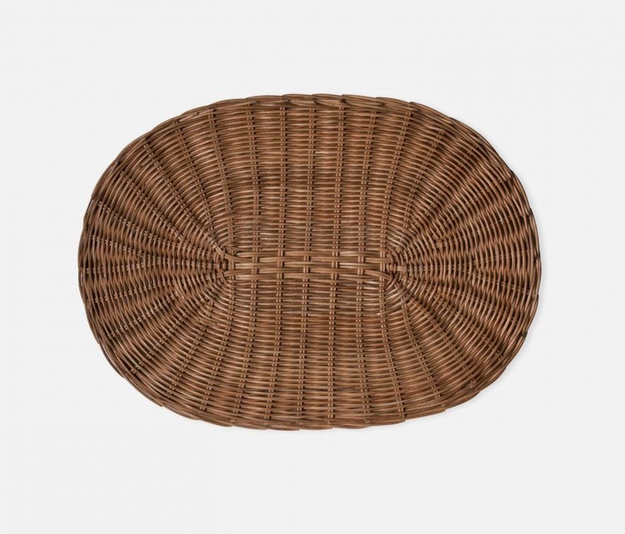 Rattan Placemats Set of Four