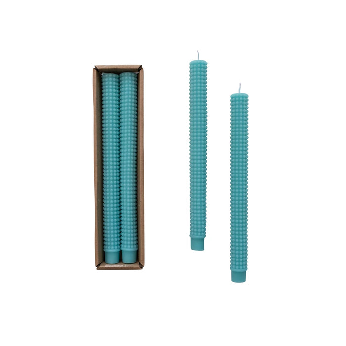 Unscented Hobnail Taper Candles
