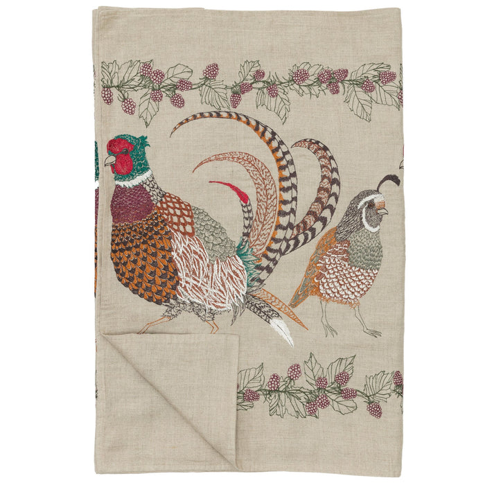 Pheasant and Quail Table Runner
