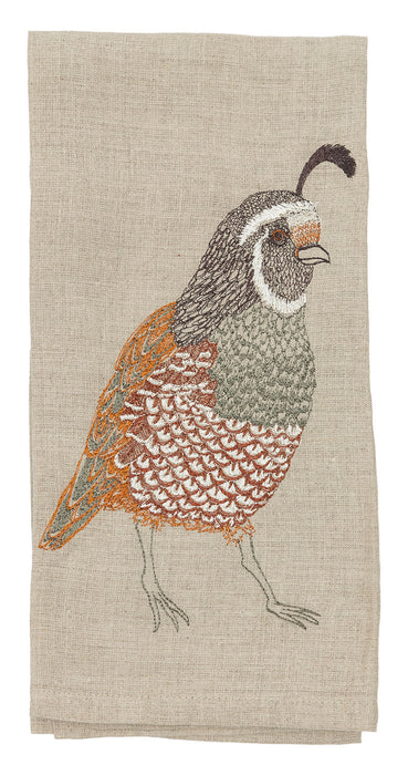Quail Tea Towel