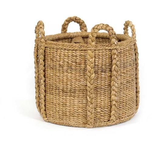 Sweater Weave Fireplace Basket