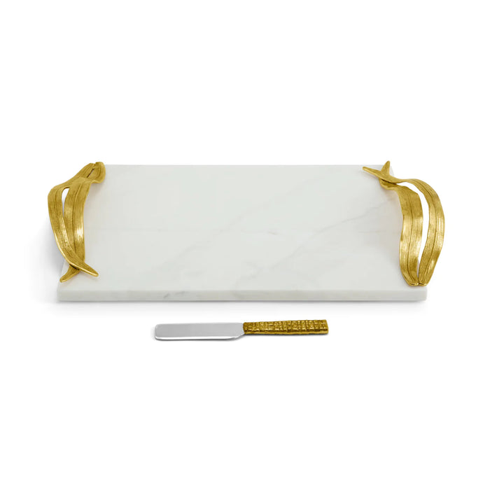 Michael Aram Palm Cheese Board with Knife