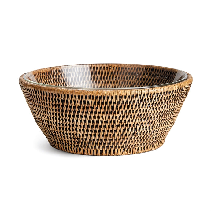 Rattan Serving Bowl