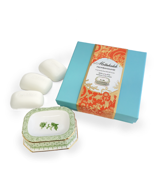 Mottahedeh Apple Lace Soap Gift Set