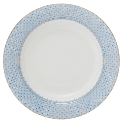 Mottahedeh Cornflower Lace Rim Soup Plate