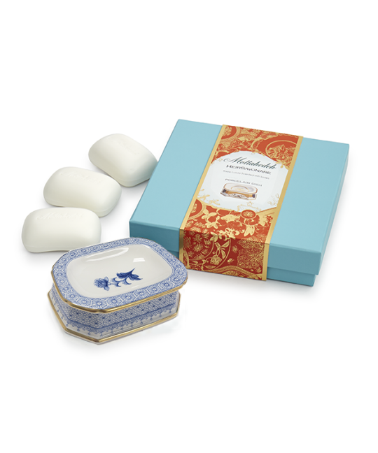 Mottahedeh Cornflower Lace Soap Gift Set
