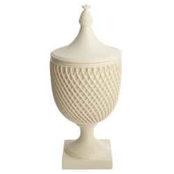 Mottahedeh Latticework Urn with Pineapple Lid