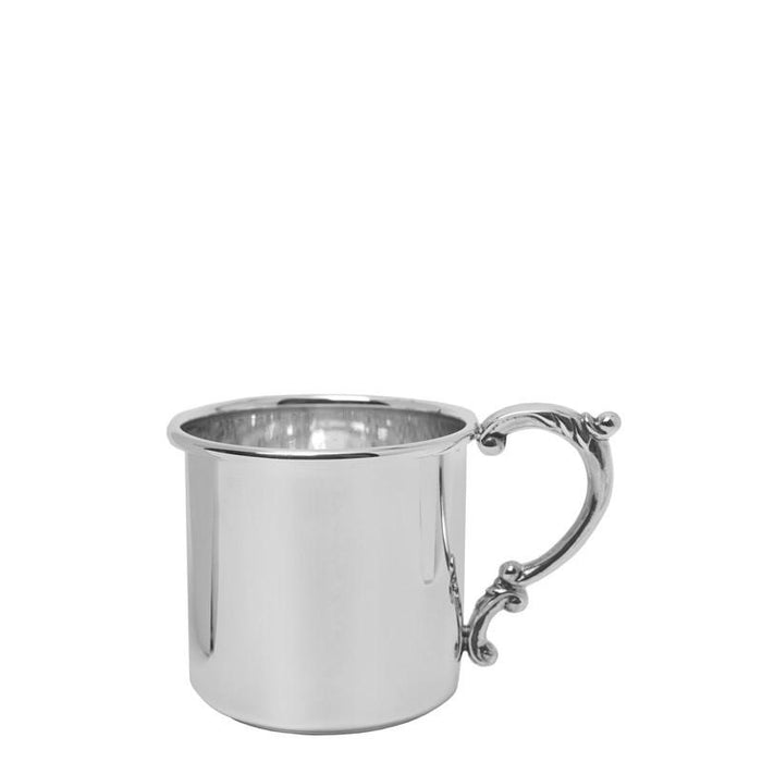 Salisbury - Baby Sterling Cup with Scroll Handle