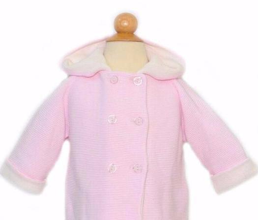 Cotton Seed Stitch Double Breast Jacket