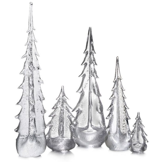 Simon Pearce Silver Leaf Evergreen